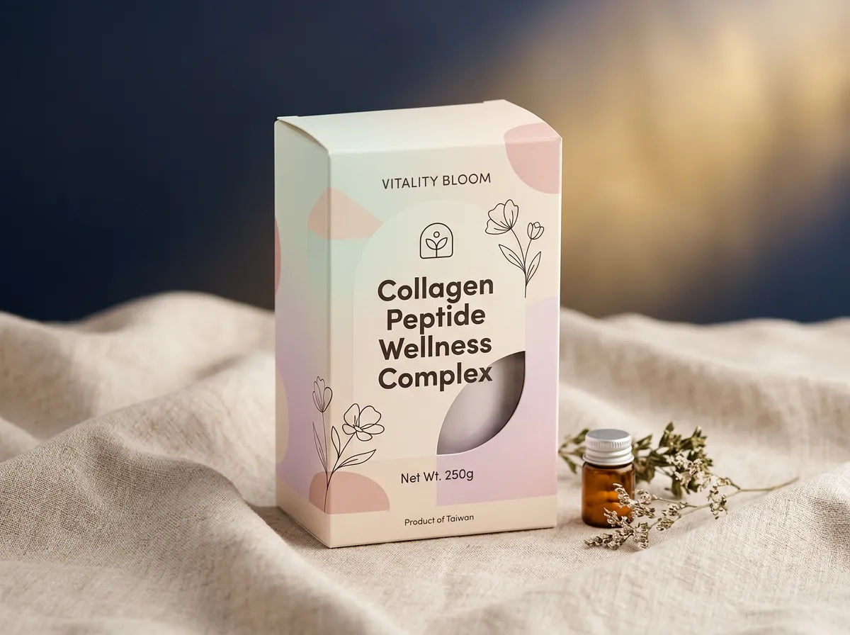 保健禮盒精裝盒展示