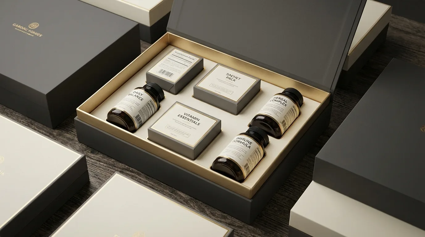 保健禮盒精裝盒系列展示