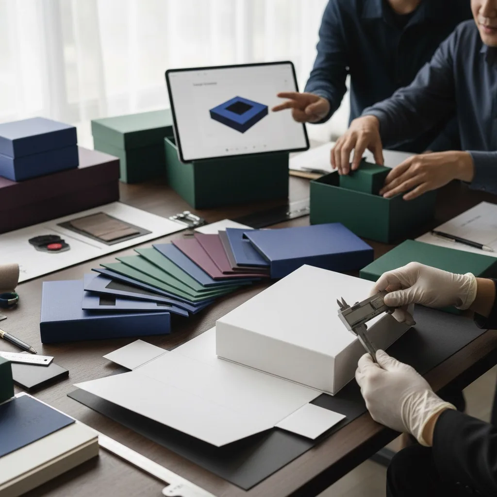 精裝盒打樣與量產流程